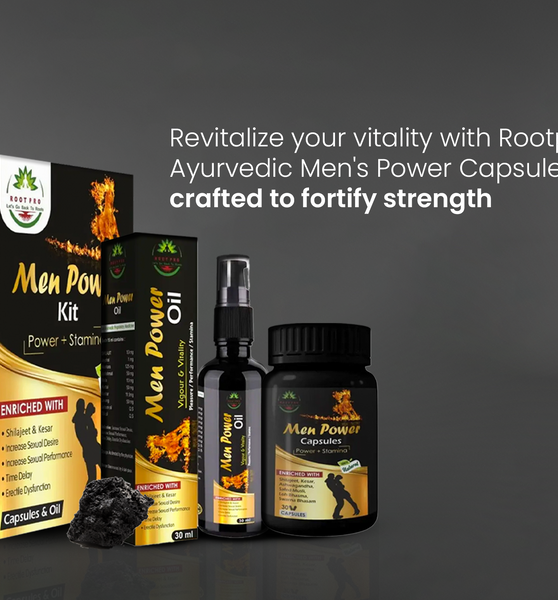 Mens Power Capsules + Power Oil