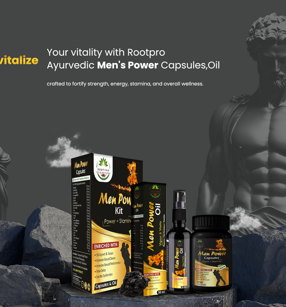 Mens Power Capsules + Power Oil