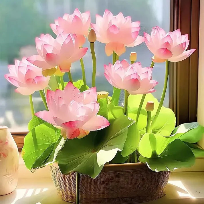 🌸 Premium Japanese Bonsai Lotus Seeds - High Fragrance  🌸)