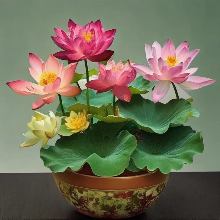 🌸 Premium Japanese Bonsai Lotus Seeds - High Fragrance  🌸)